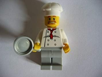 LEGO City - Minifigur Sammelfigur KOCH - CHEFKOCH MIT PFANNE 4528 von LEGO