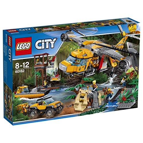 Lego City 60162 Dschungel-Versorgungshubschrauber Konstruktionsspielzeug von LEGO