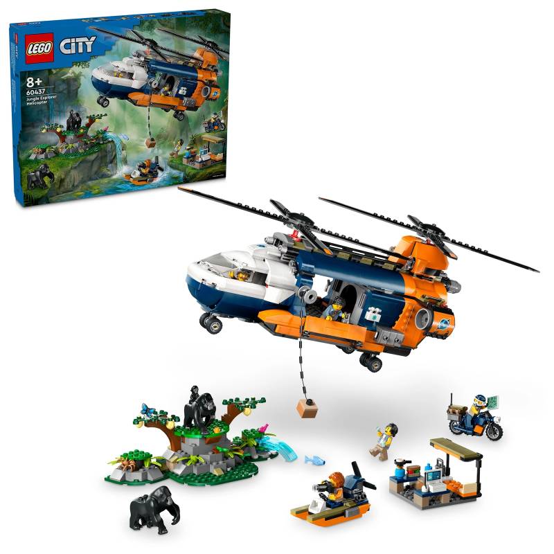 LEGO City Jungle Explorer Helicopter at Base Camp Set 60437 von Lego