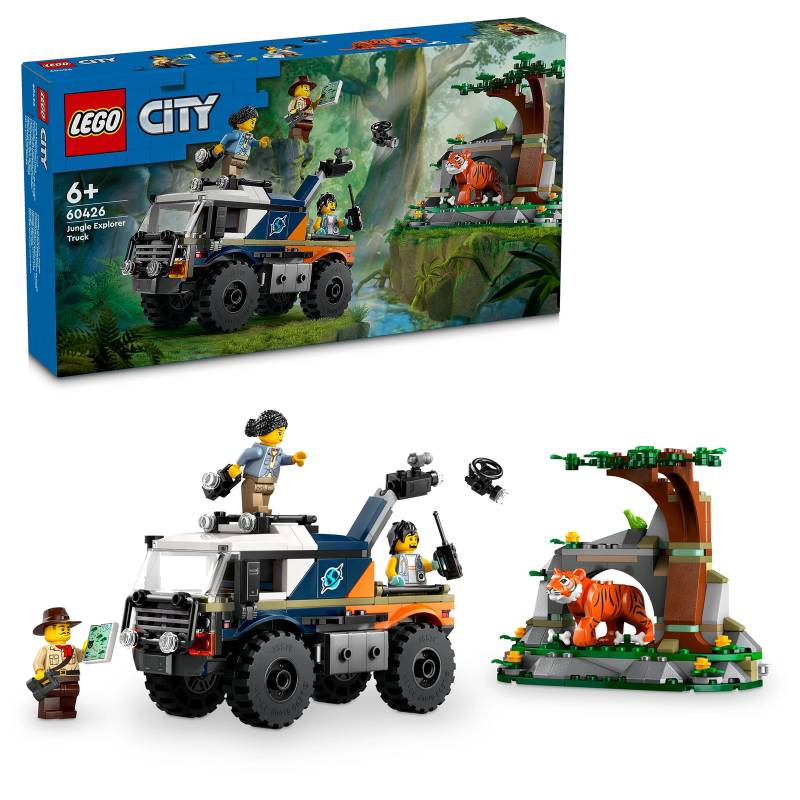 LEGO City Jungle Explorer Off-Road Truck & Toy Tiger 60426 von Lego