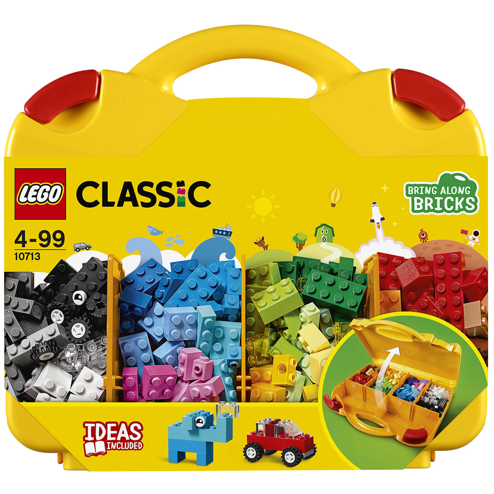 LEGO Classic: Bausteine Starterkoffer, Steine und Aufbewahrungsbox (10713) von Lego