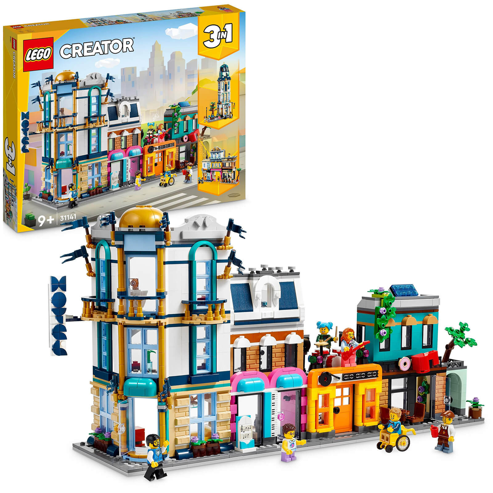 LEGO Creator 3in1 Main Street Building Toy Set 31141 von Lego