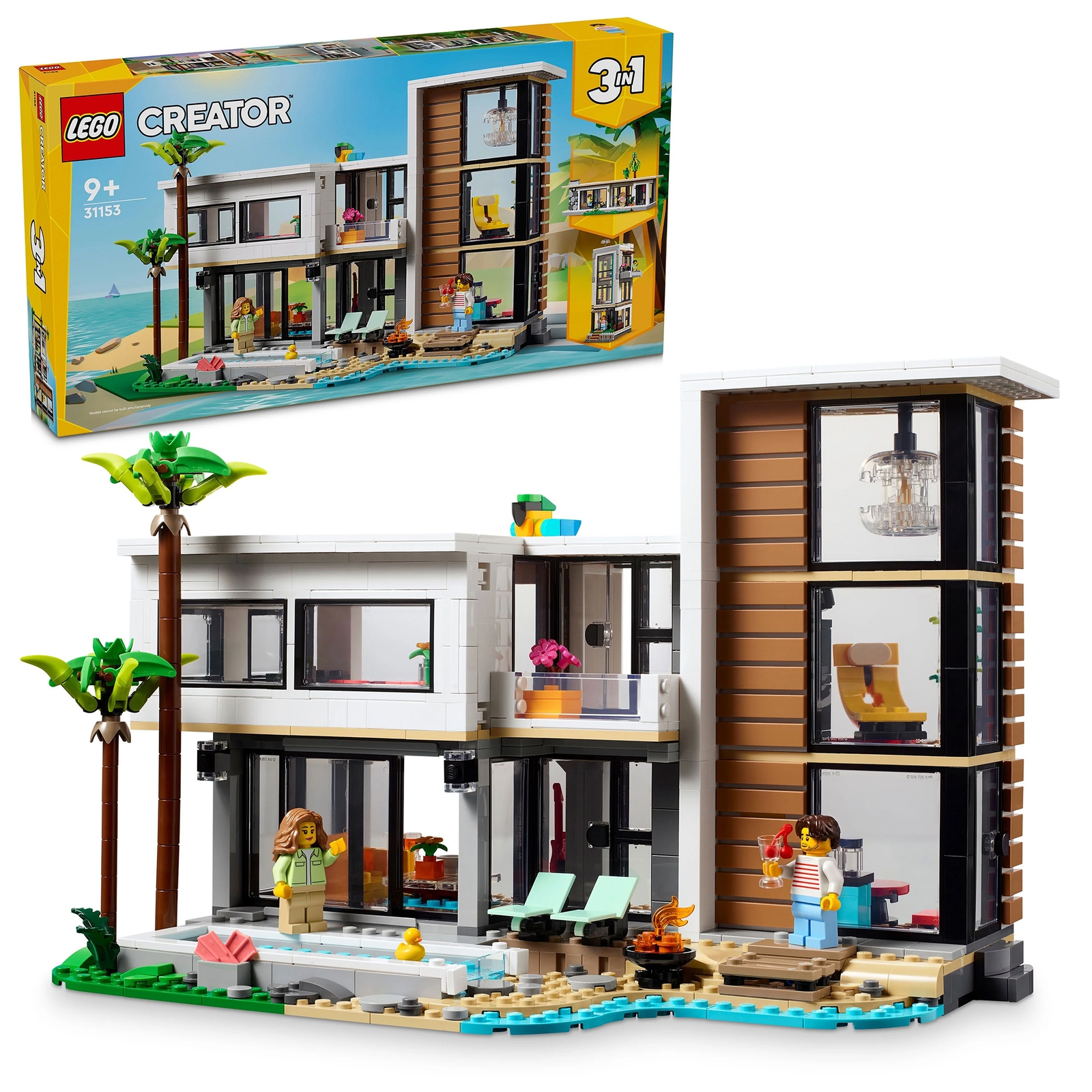 LEGO Creator 3in1 Modern House Building Set for Kids 31153 von Lego