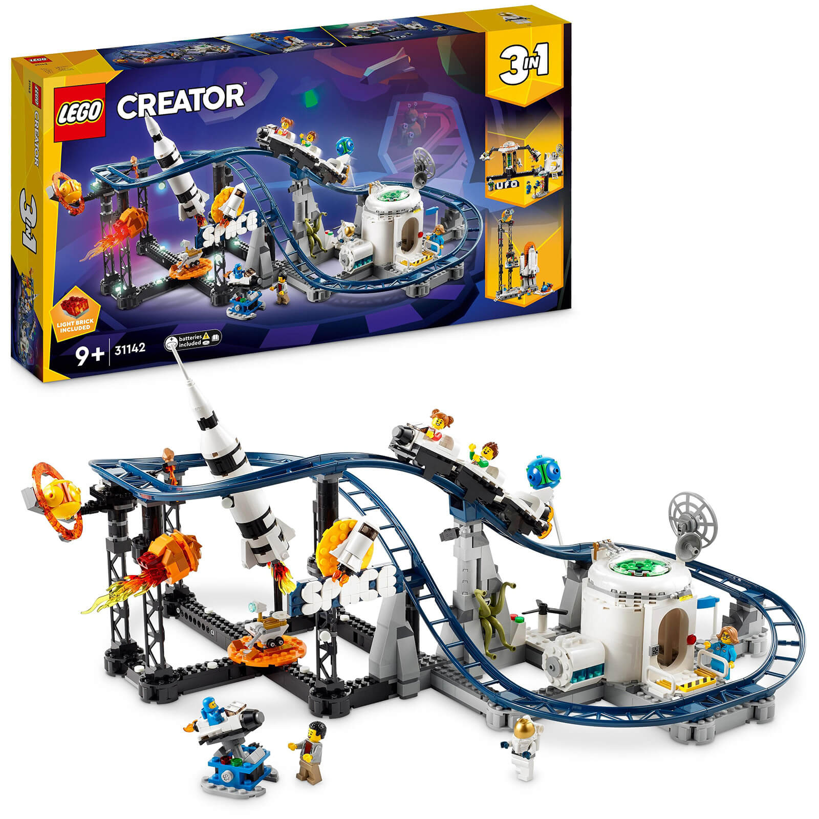 LEGO Creator 3in1 Space Roller Coaster Set 31142 von Lego