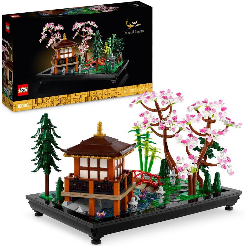 LEGO Icons Tranquil Garden Botanical Set with Flowers 10315 von Lego