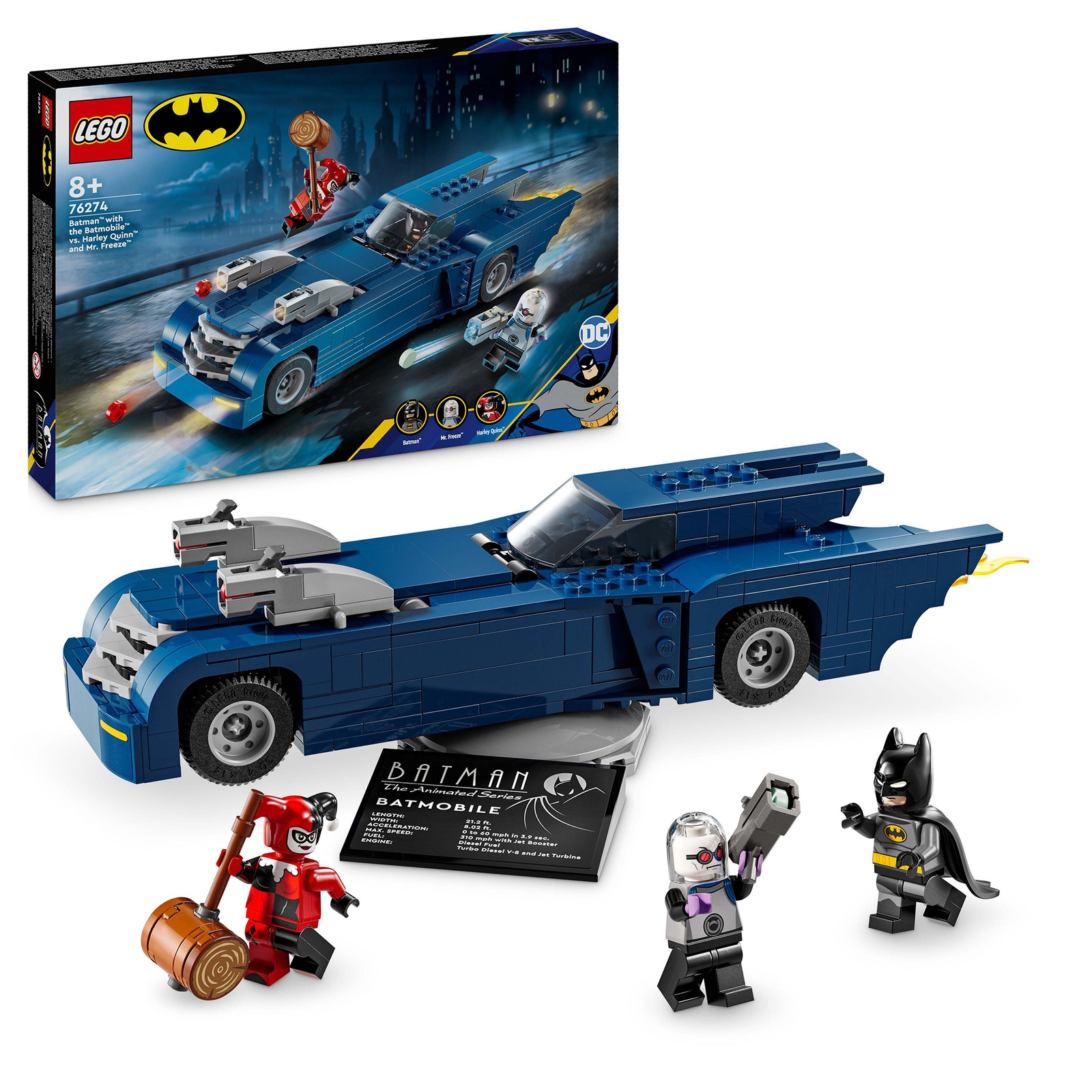 LEGO DC Batman with the Batmobile vs. Harley Quinn & Mr. Freeze 76274 von Lego