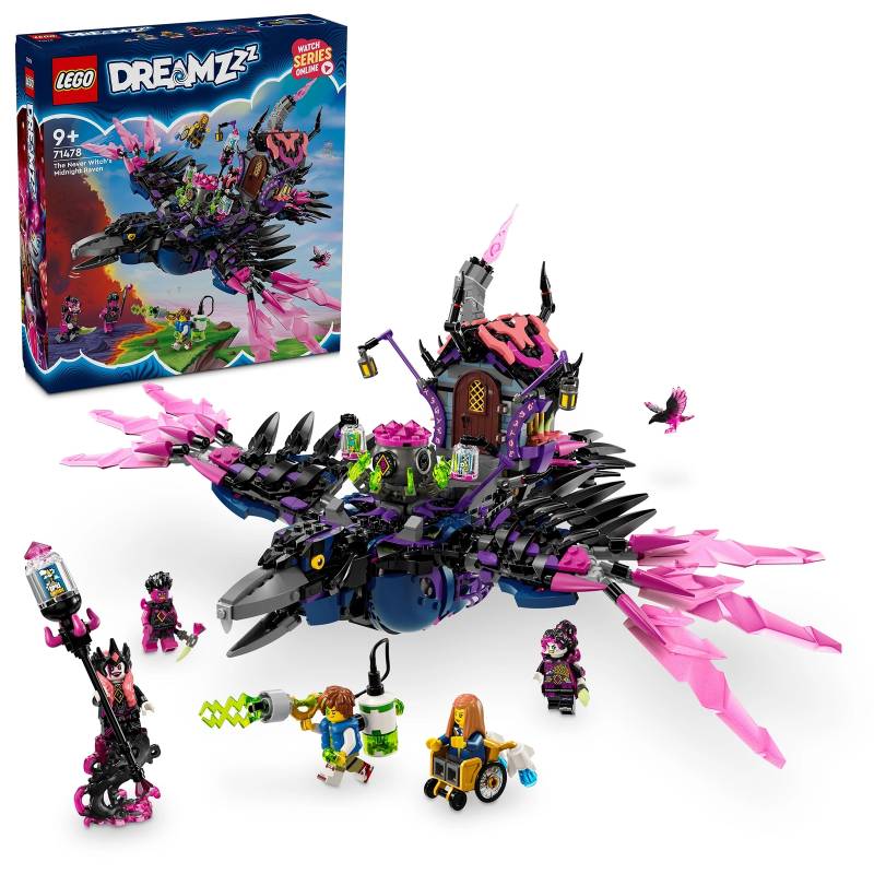 LEGO DREAMZzz The Never Witch’s Midnight Raven Toy Set 71478 von Lego