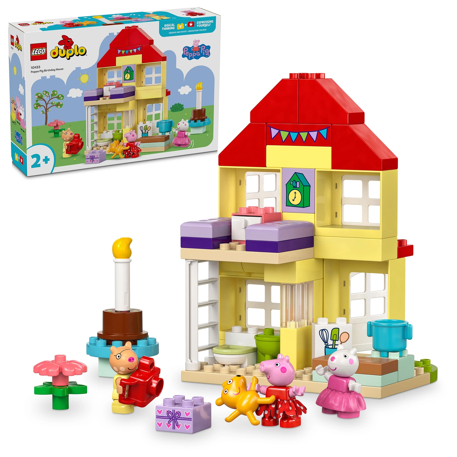 LEGO DUPLO Peppa Pig Birthday House Toy for Toddlers 10433 von Lego