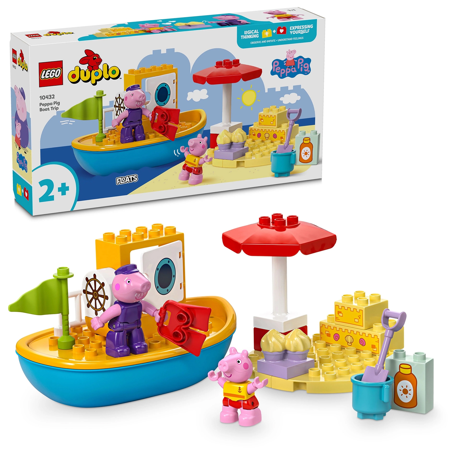 LEGO DUPLO Peppa Pig Boat Trip Toy for Toddlers 10432 von Lego