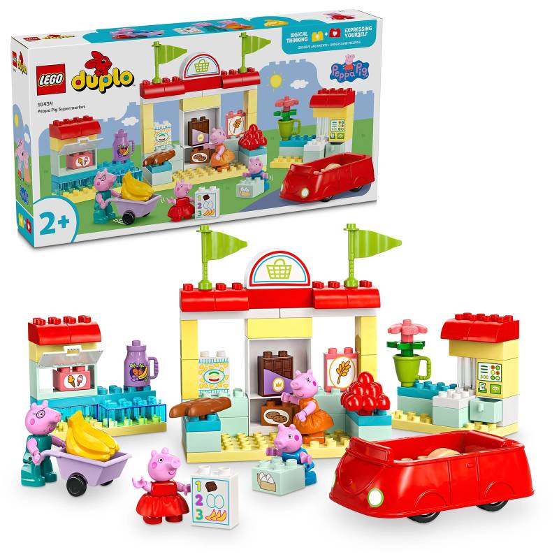 LEGO DUPLO Peppa Pig Supermarket Toy with Figures 10434 von Lego