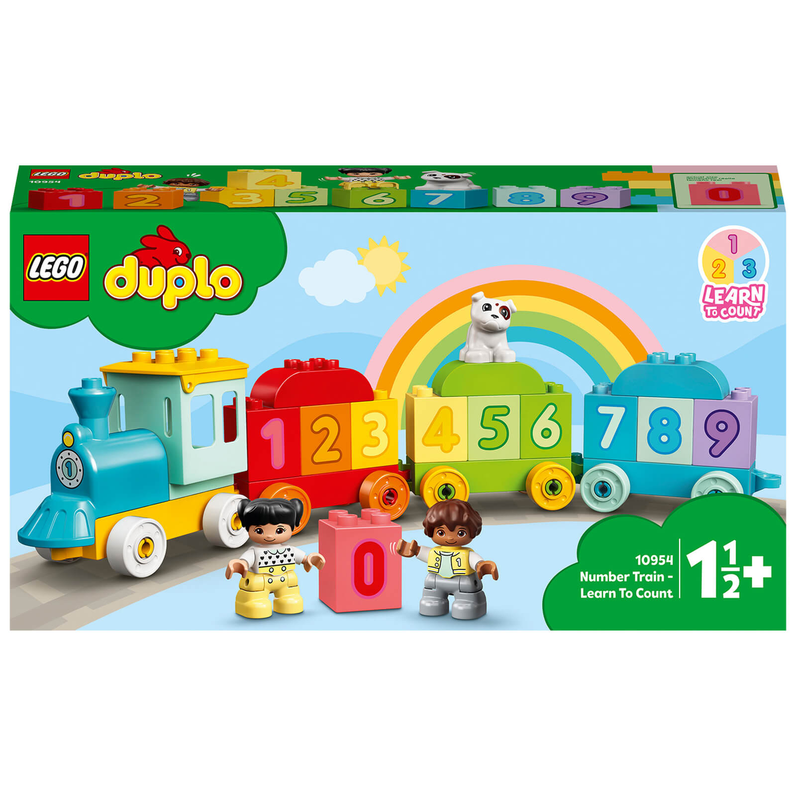 LEGO DUPLO Zahlenzug - Zählen lernen, Baby Spielzeug, Zug (10954) von Lego