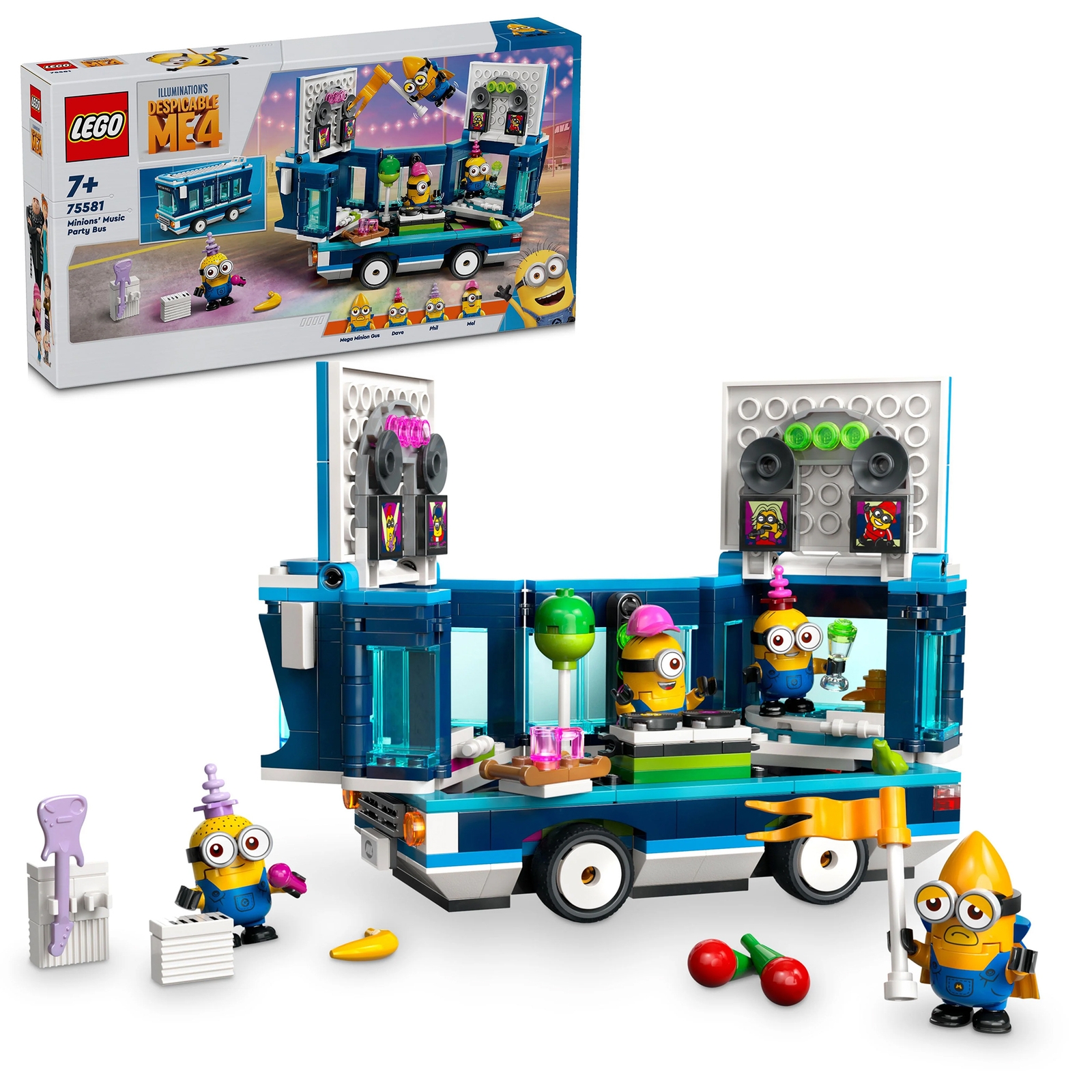 LEGO Despicable Me Minions’ Music Party Bus Toy Set 75581 von Lego