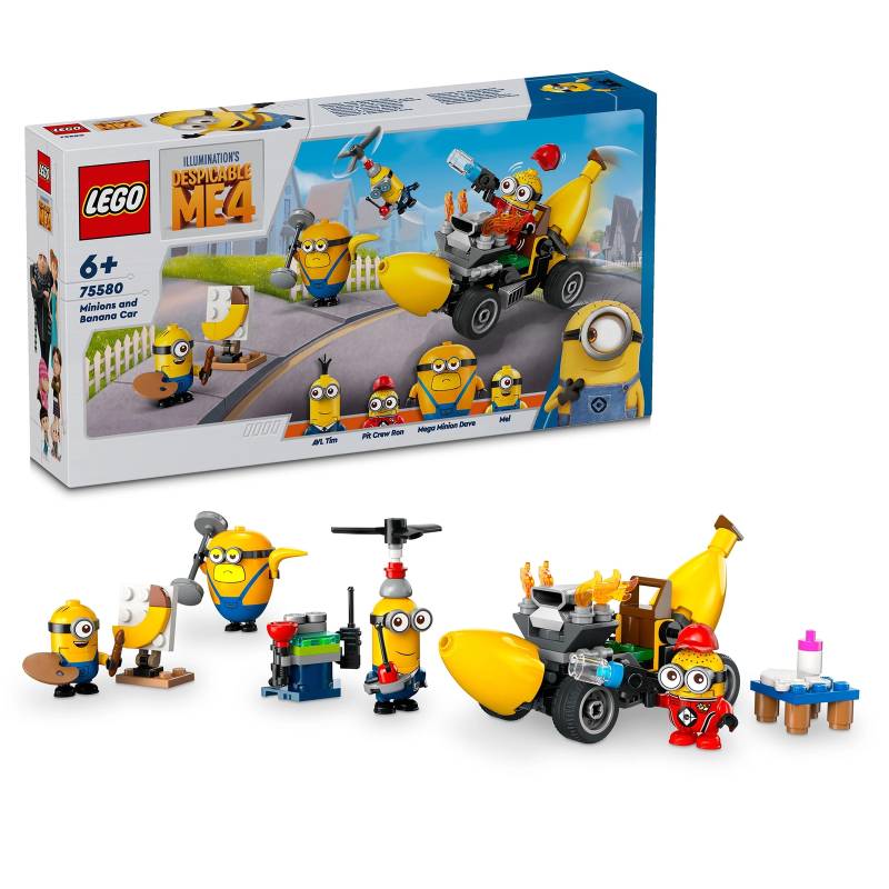 LEGO Despicable Me Minions and Banana Car Toy for Kids 75580 von Lego