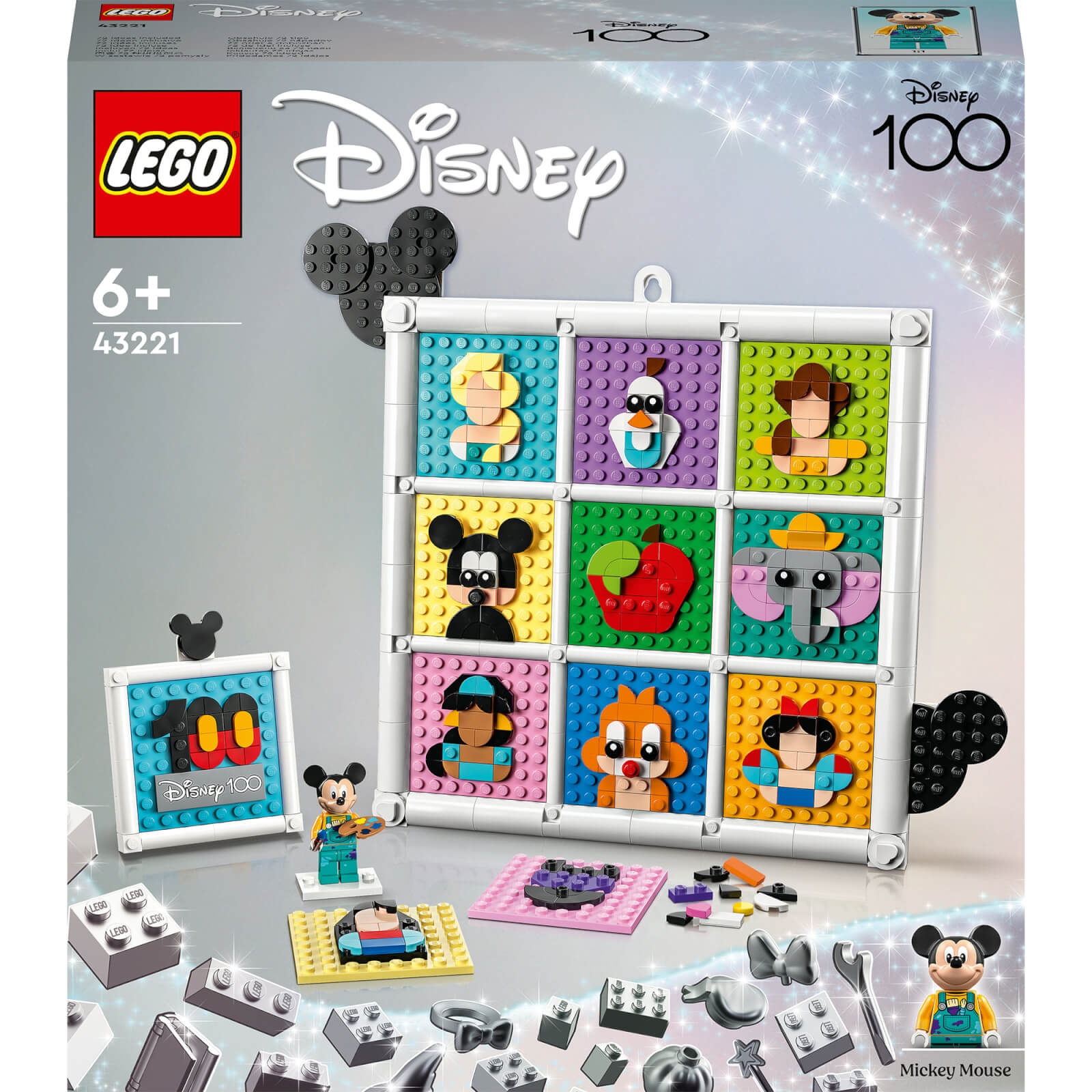 LEGO Disney 100 Years of Disney Animation Icons Crafts (43221) von Lego