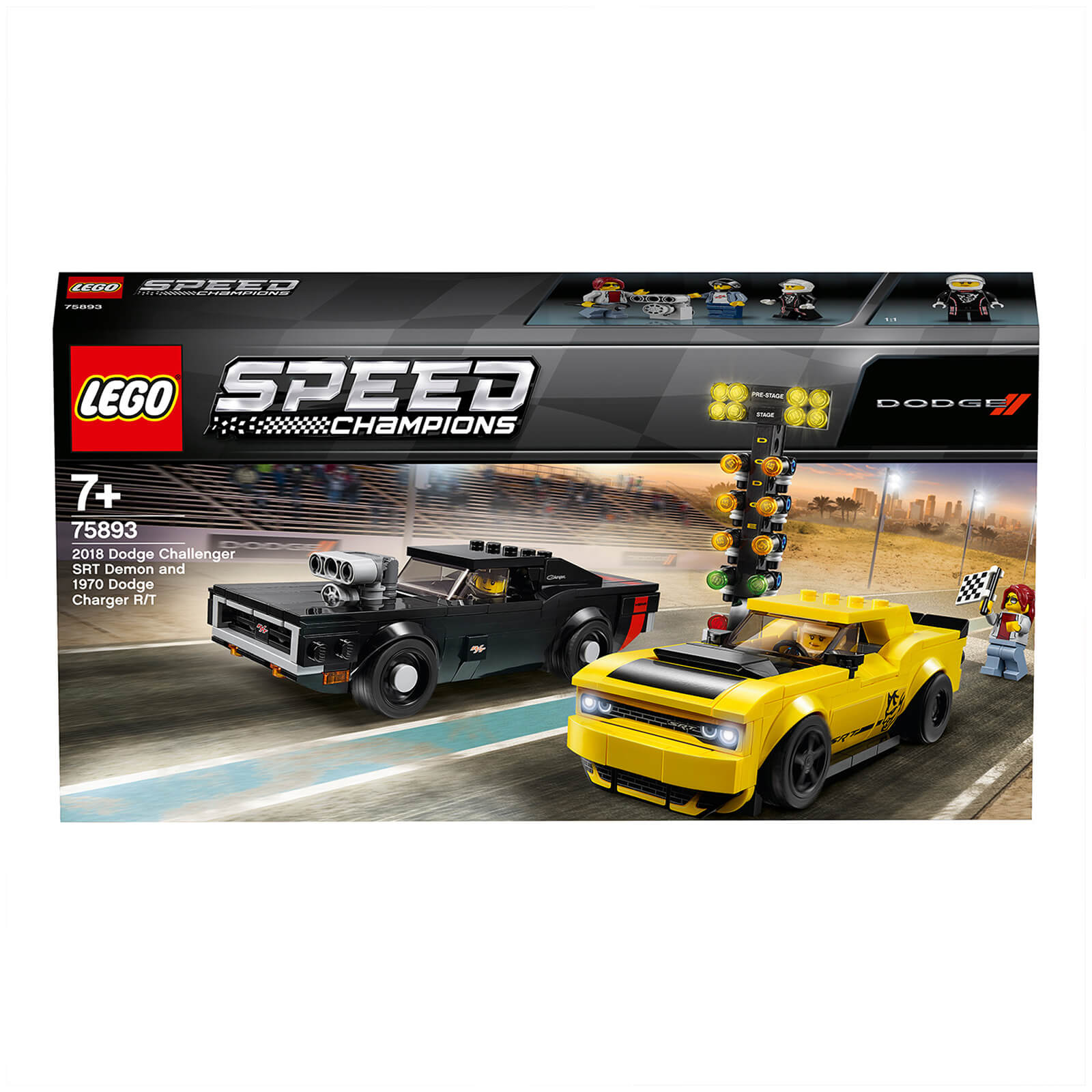 LEGO Dodge Challenger SRT Demon & 1970 Dodge Charger R/T(75893) von Lego