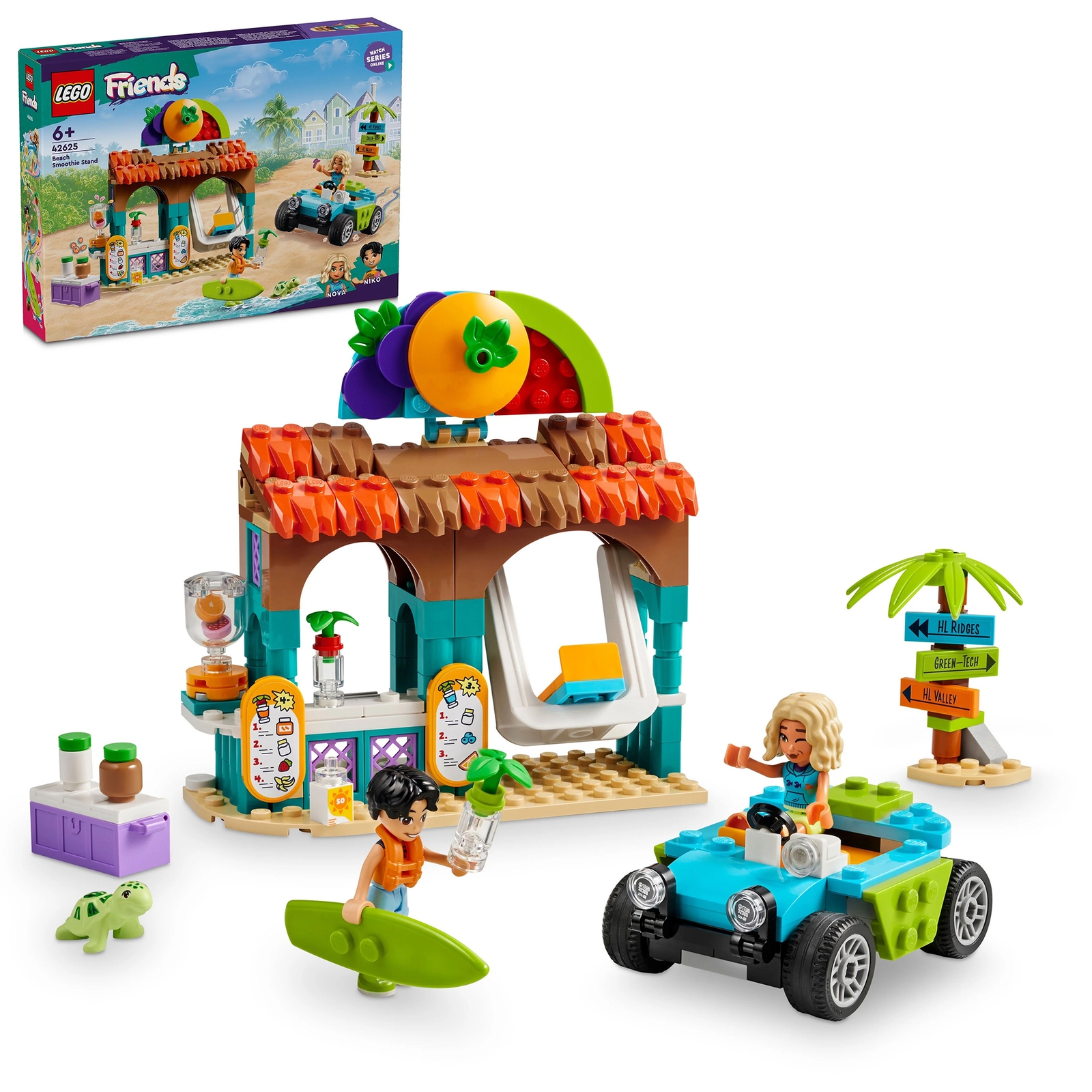 LEGO Friends Beach Smoothie Stand Play Food Toy Set 42625 von Lego