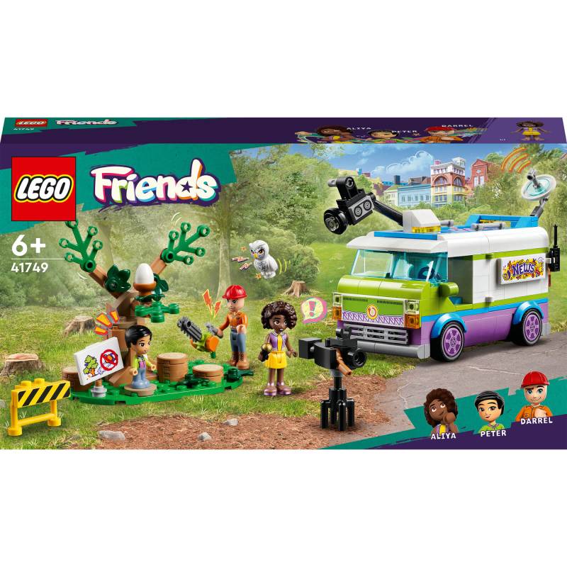 LEGO Friends: Newsroom Van Animal Rescue Toy Playset (41749) von Lego