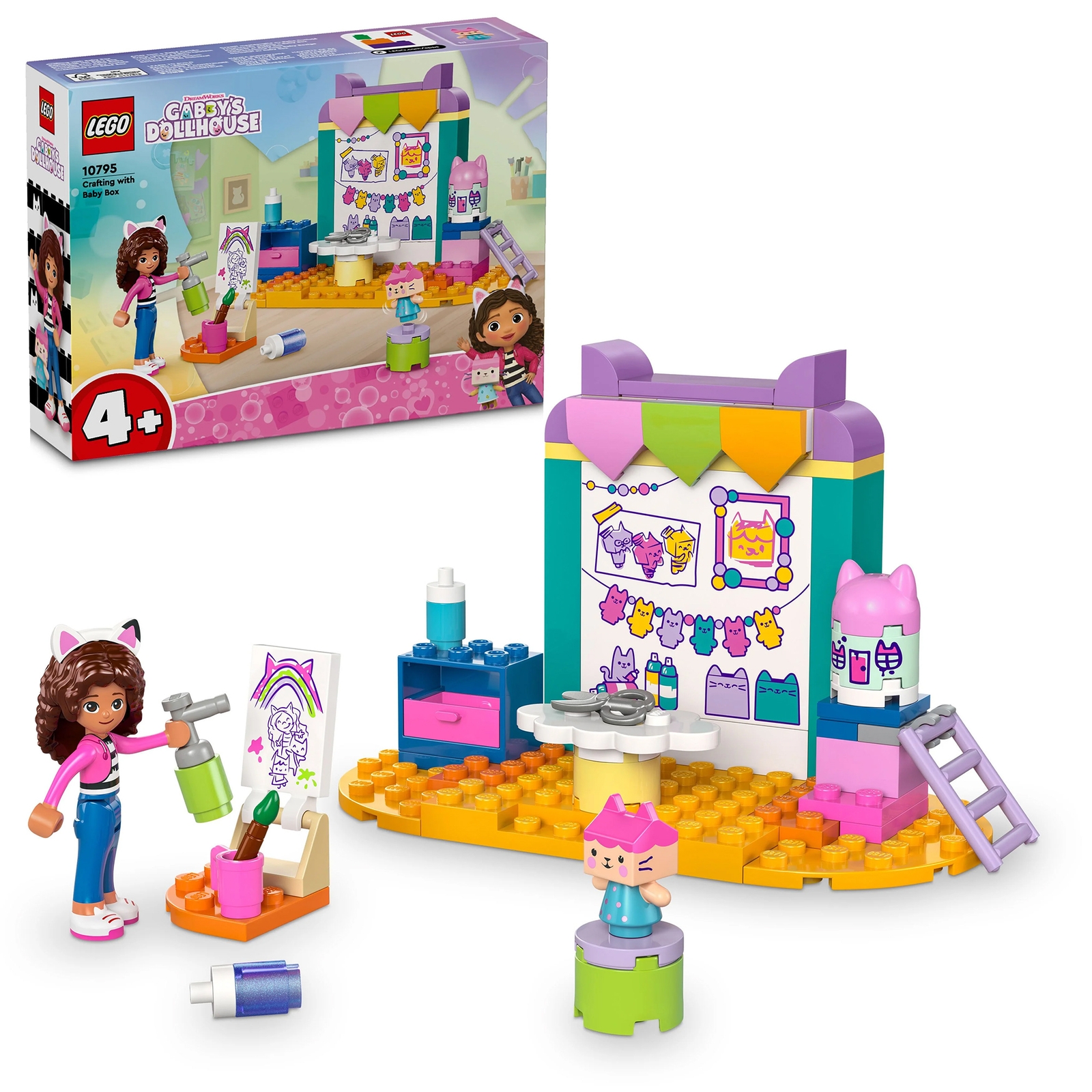 LEGO Gabby’s Dollhouse Crafting with Baby Box Toy Set 10795 von Lego