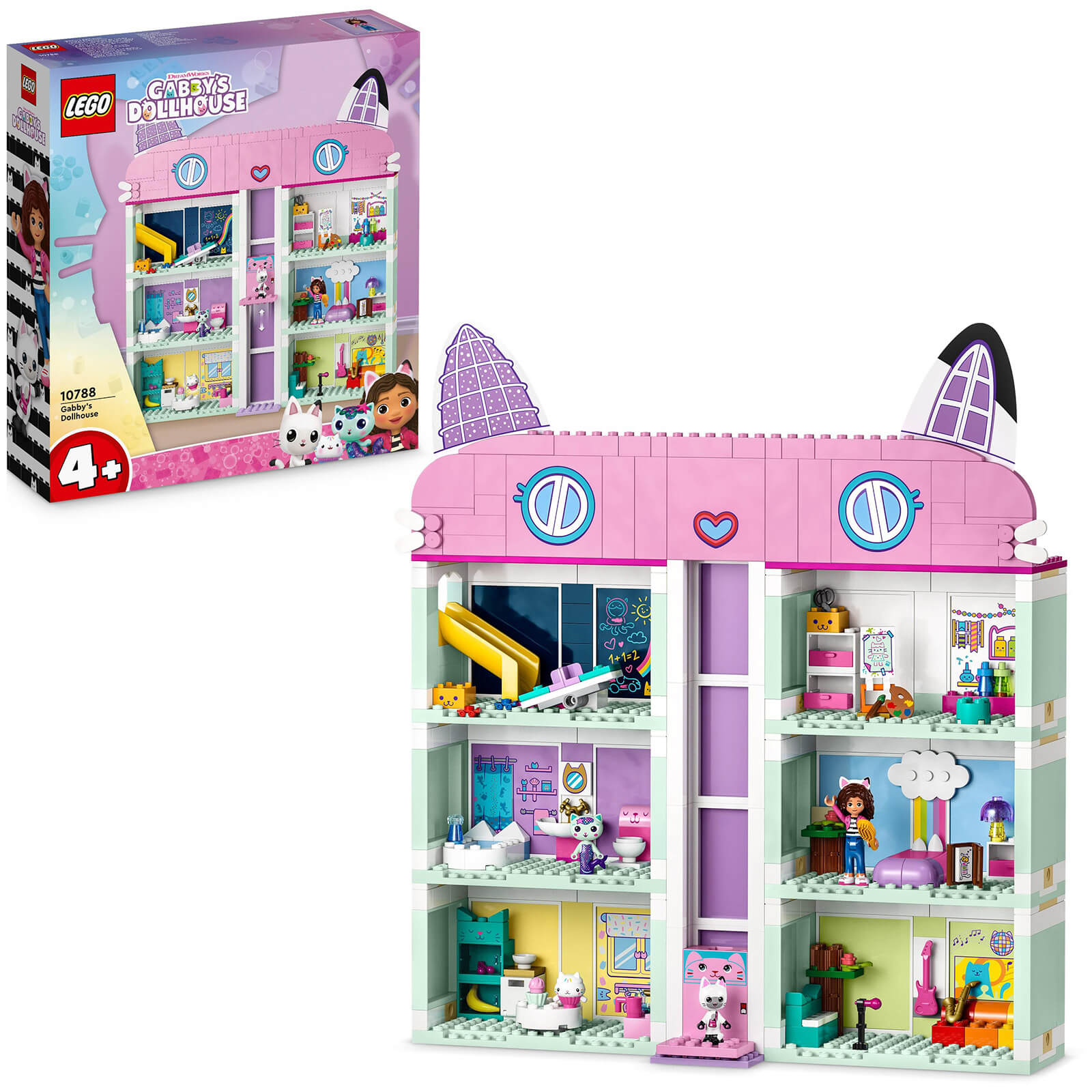 LEGO Gabby's Dollhouse Toy Playset + Figures 10788 von Lego