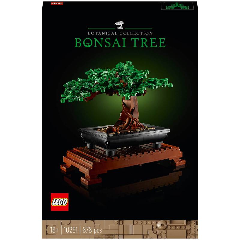 LEGO Icons Bonsai Baum, Kunstpflanzen-Set für Erwachsene, Deko (10281) von Lego