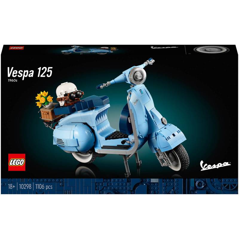 LEGO Icons Vespa 125 Modellbausatz für Erwachsene, Vintage Roller (10298) von Lego