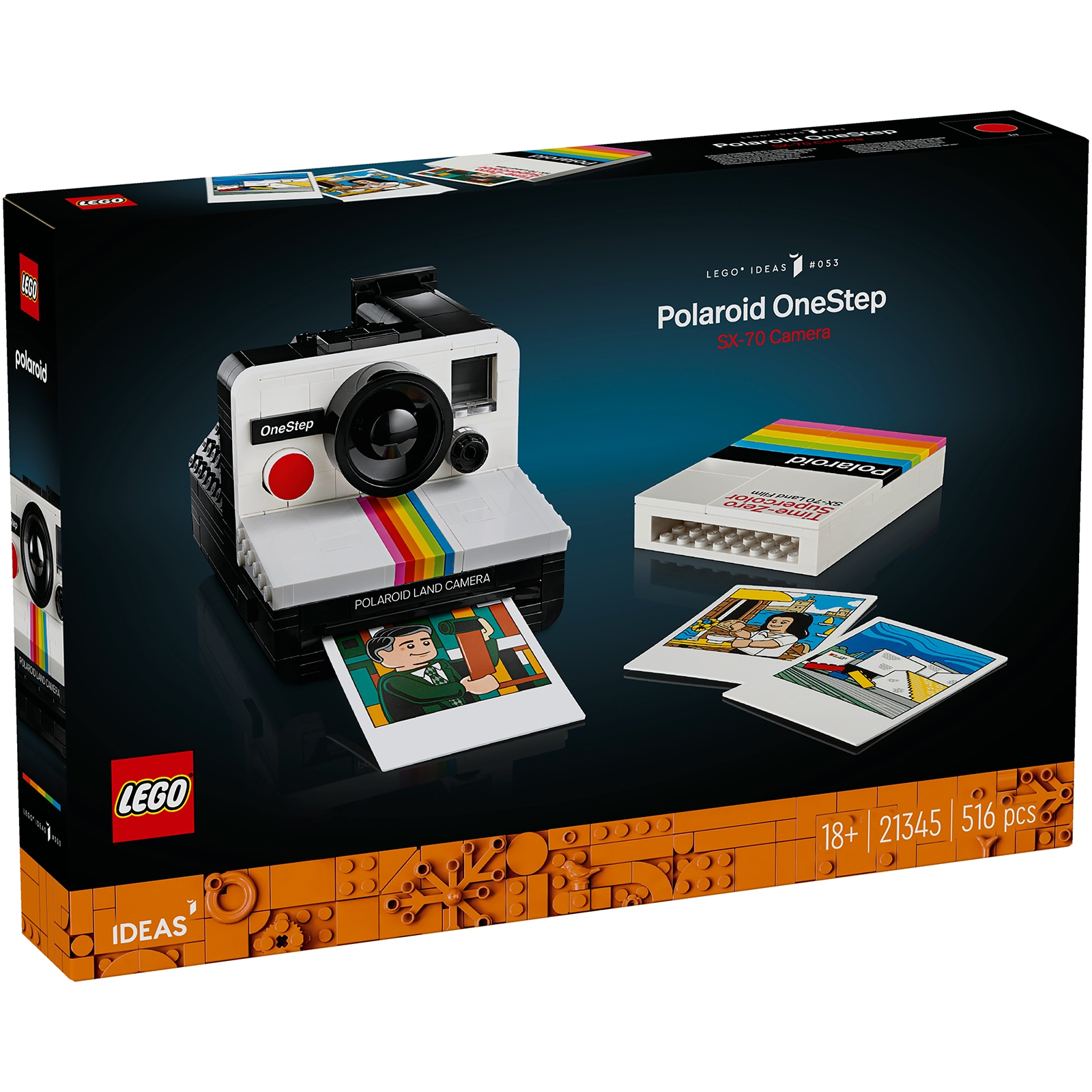 LEGO Ideas Polaroid OneStep SX-70 Camera Adults Set 21345 von Lego