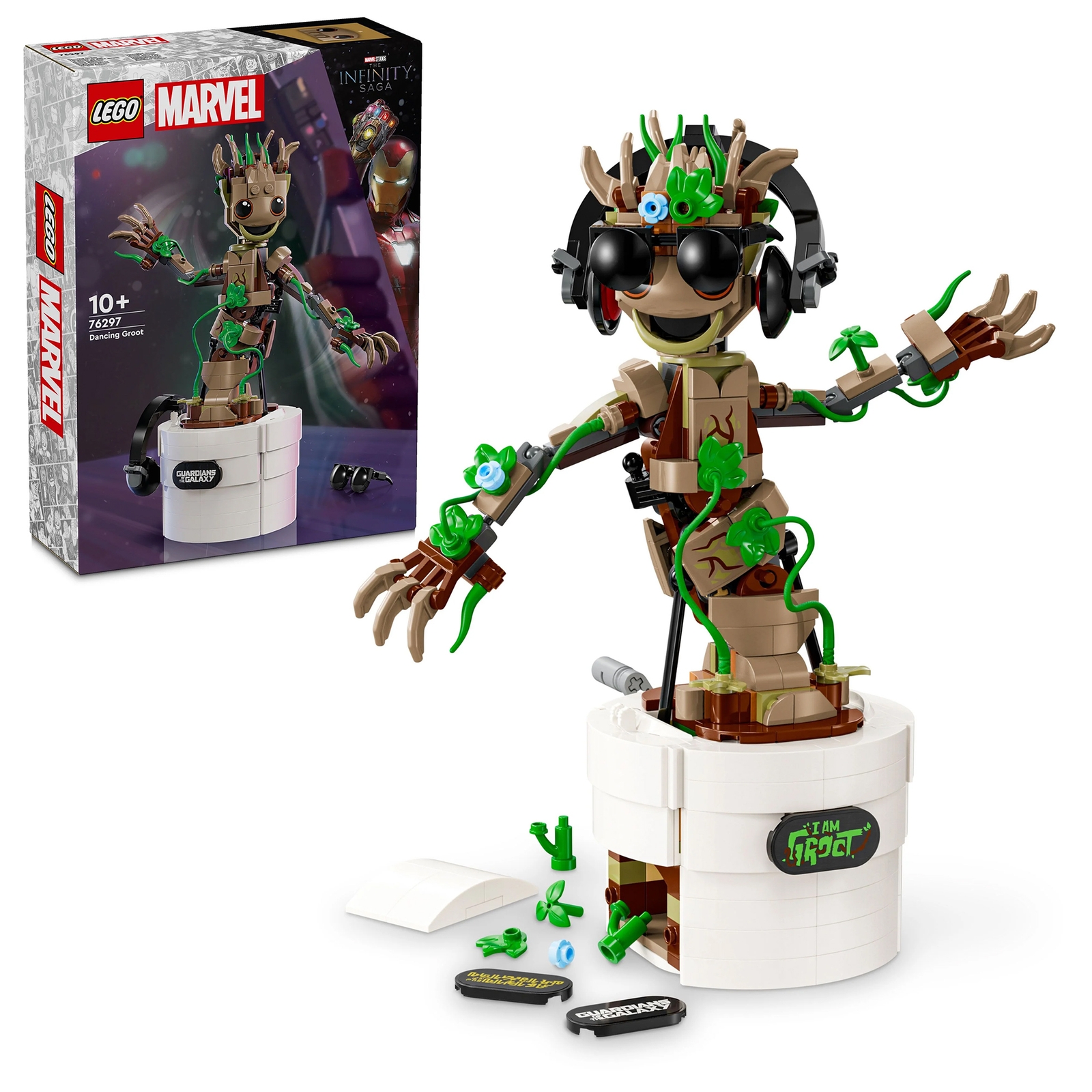 LEGO Marvel Dancing Groot Guardians of the Galaxy Set 76297 von Lego