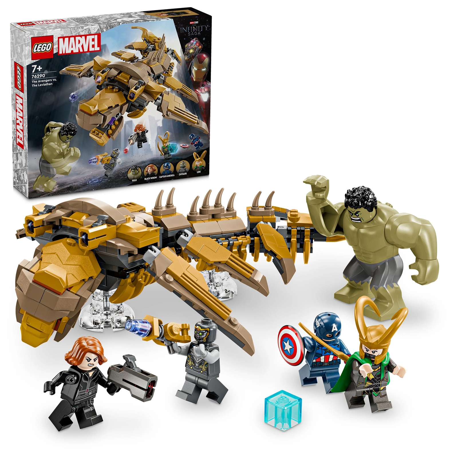 LEGO Marvel The Avengers vs. The Leviathan Toy Playset 76290 von Lego