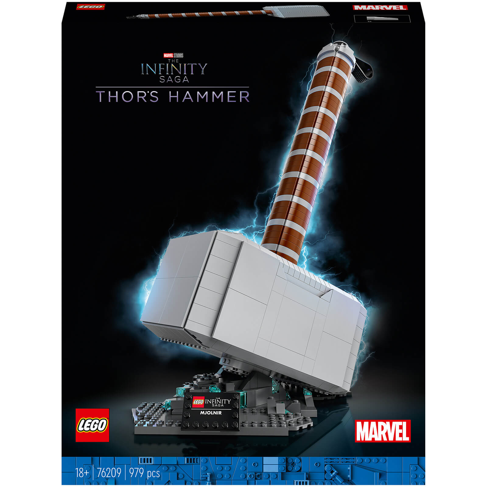 LEGO Marvel Thors Hammer, Avengers-Set für Erwachsene (76209) von Lego