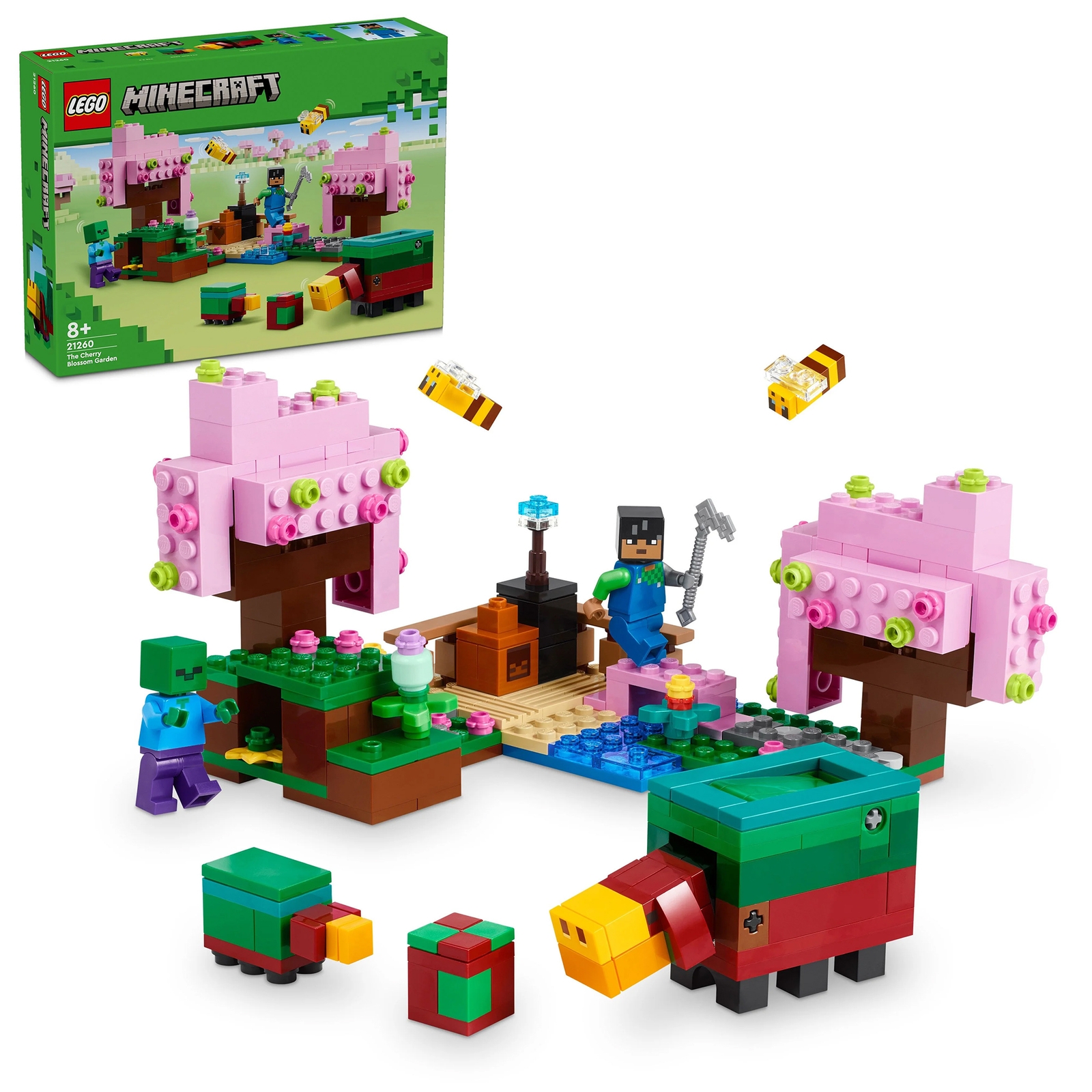 LEGO Minecraft The Cherry Blossom Garden Building Toy 21260 von Lego