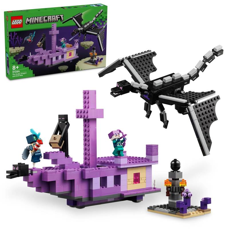 LEGO Minecraft The Ender Dragon and End Ship Toy Set 21264 von Lego