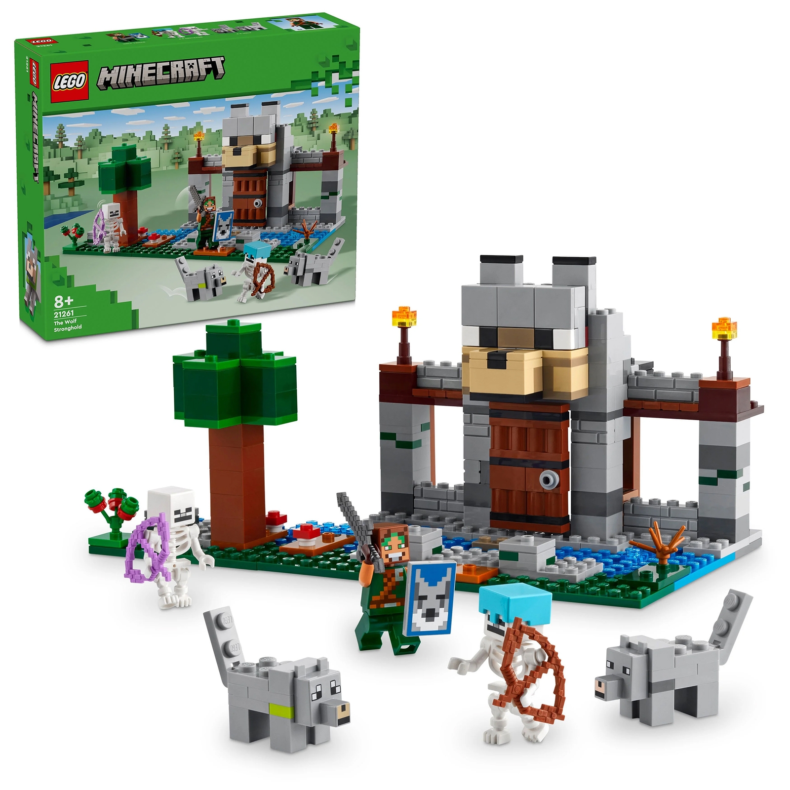 LEGO Minecraft The Wolf Stronghold Video-Game Toy Set 21261 von Lego