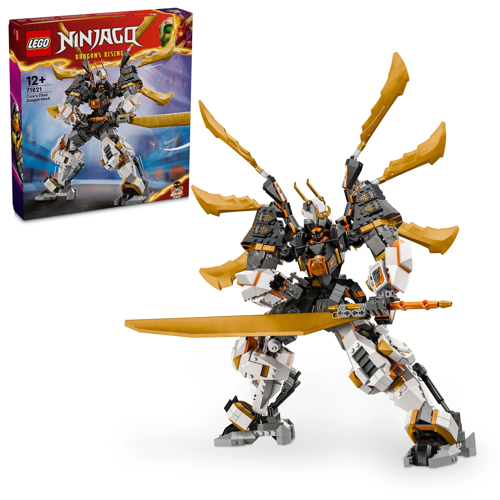 LEGO NINJAGO Cole’s Titan Dragon Mech Adventure Toy 71821 von Lego