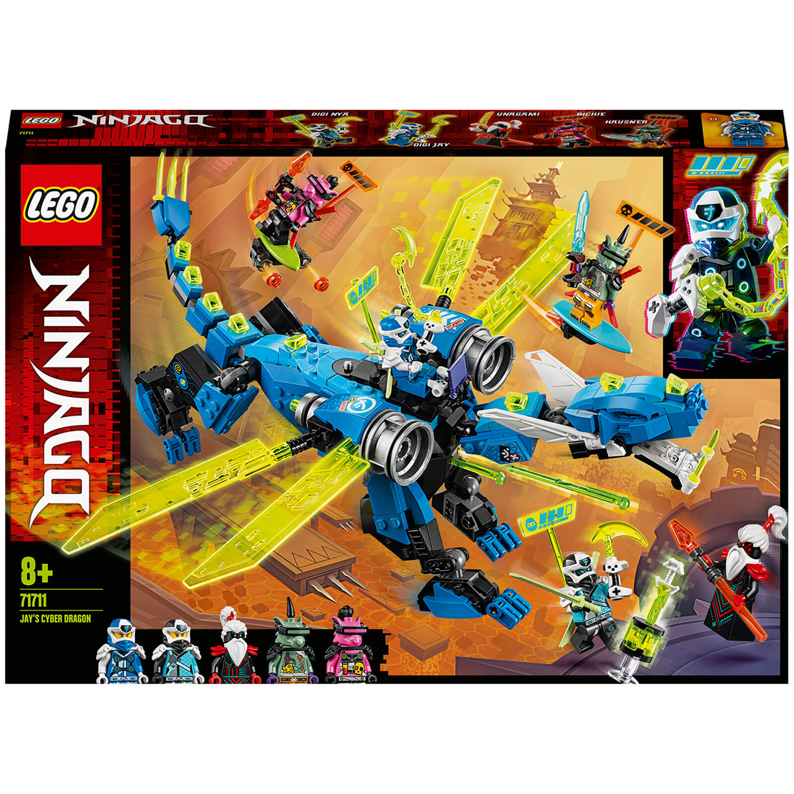 LEGO NINJAGO: Jays Cyber-Drache (71711) von Lego