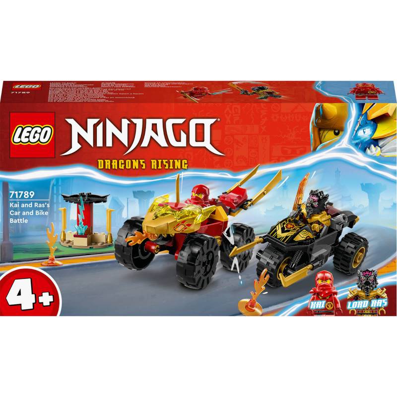 LEGO NINJAGO: Kai and Ras's Car and Bike Battle Toys (71789) von Lego