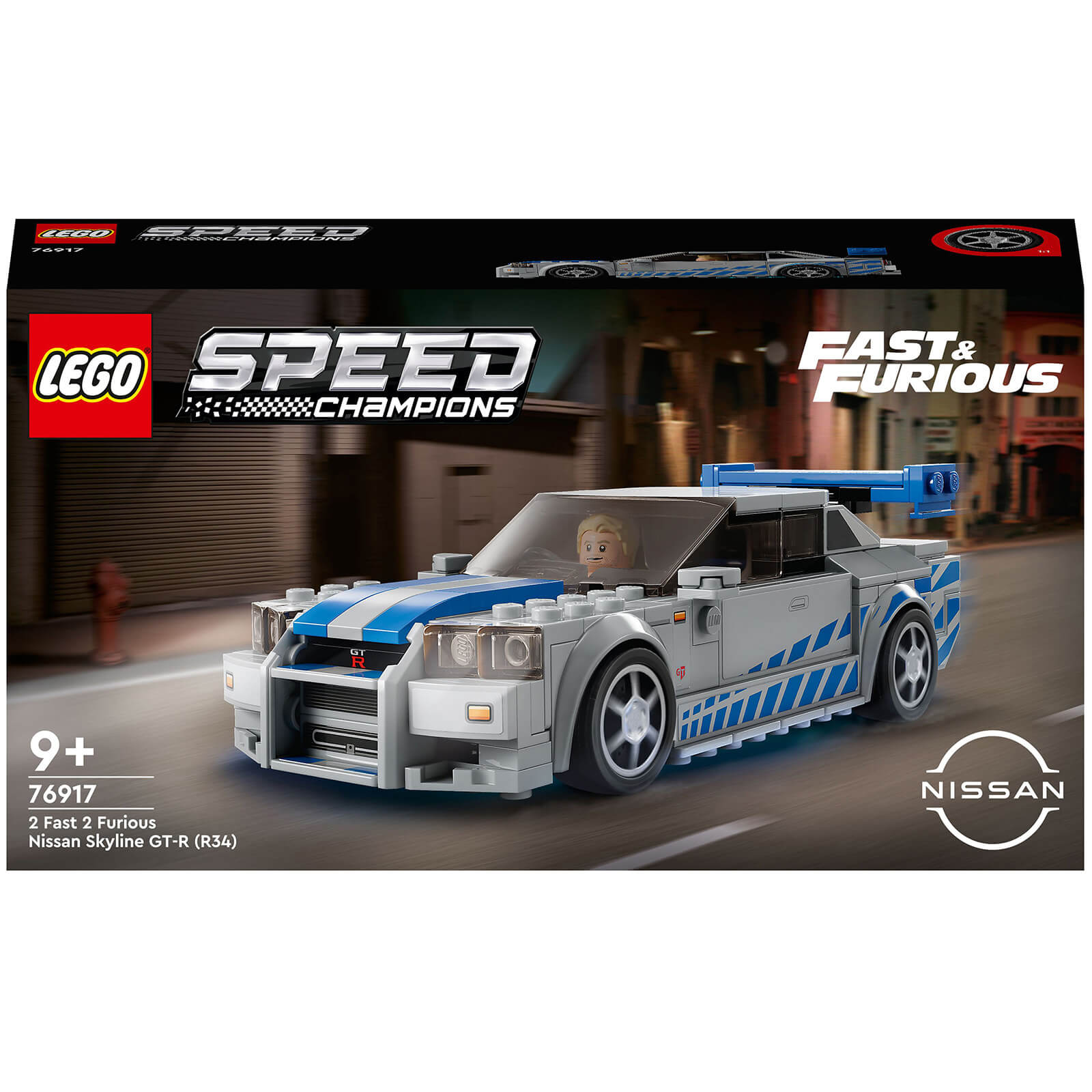 LEGO Speed Champions: 2 Fast 2 Furious Nissan Skyline GT-R (R34) (76917) von Lego