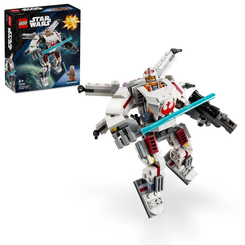 LEGO Star Wars Luke Skywalker X-Wing Mech Building Toy 75390 von Lego