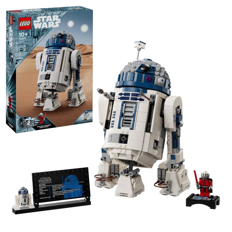 LEGO Star Wars R2-D2 Model, Buildable Toy Droid Figure 75379 von Lego