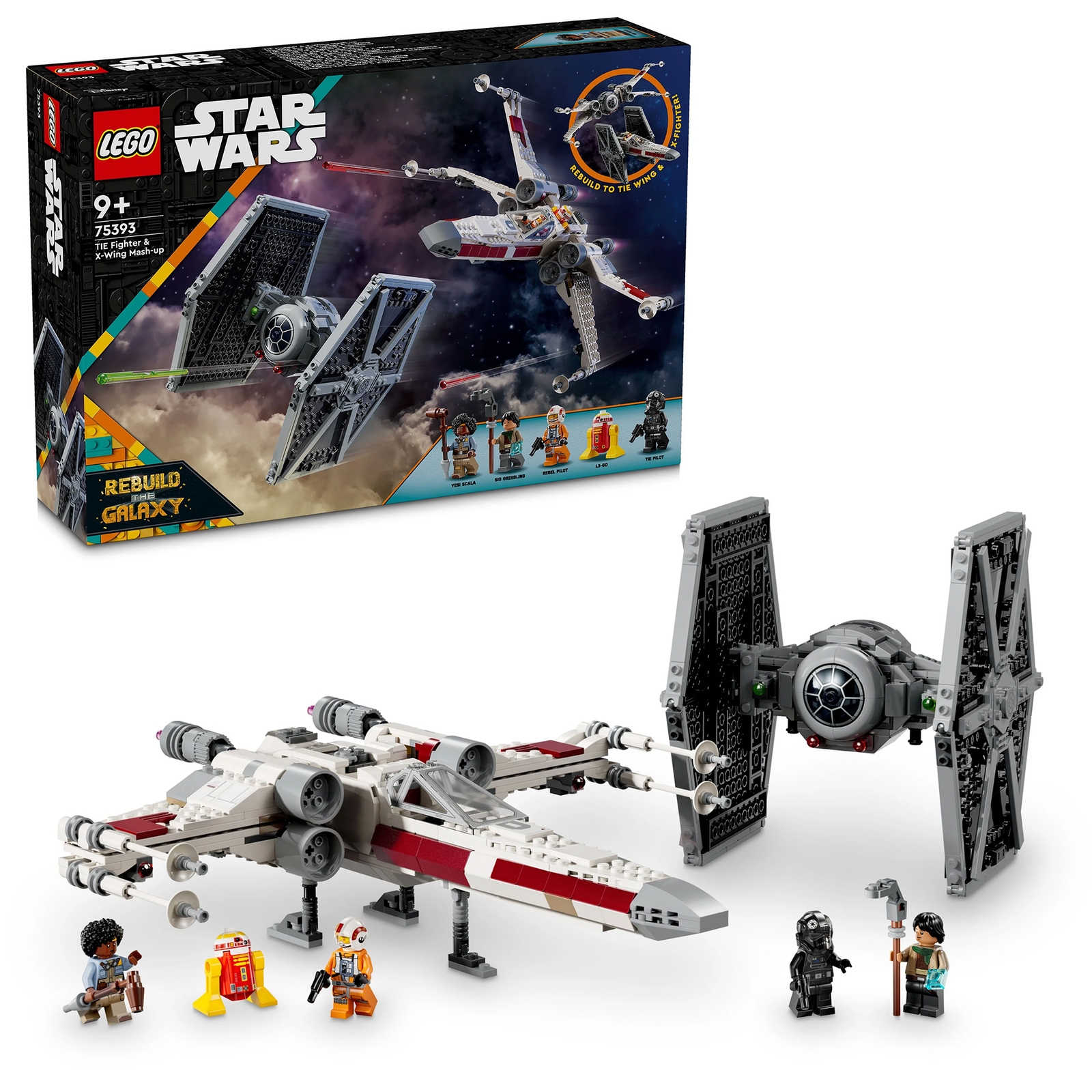 LEGO Star Wars TIE Fighter & X-Wing Mash-up Set 75393 von Lego