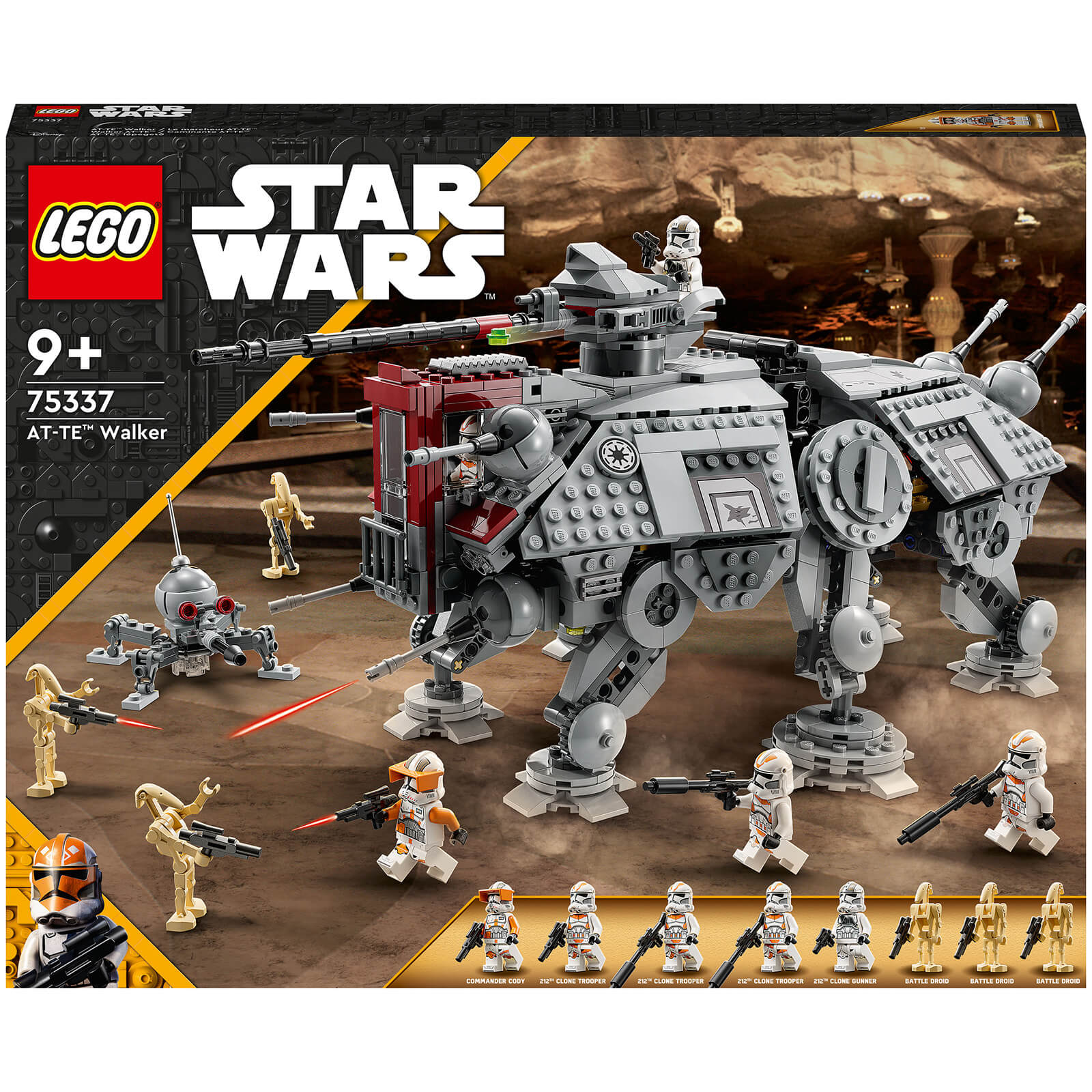 LEGO Star Wars: AT-TE Walker, Die Rache der Sith-Set mit Minifiguren (75337) von Lego