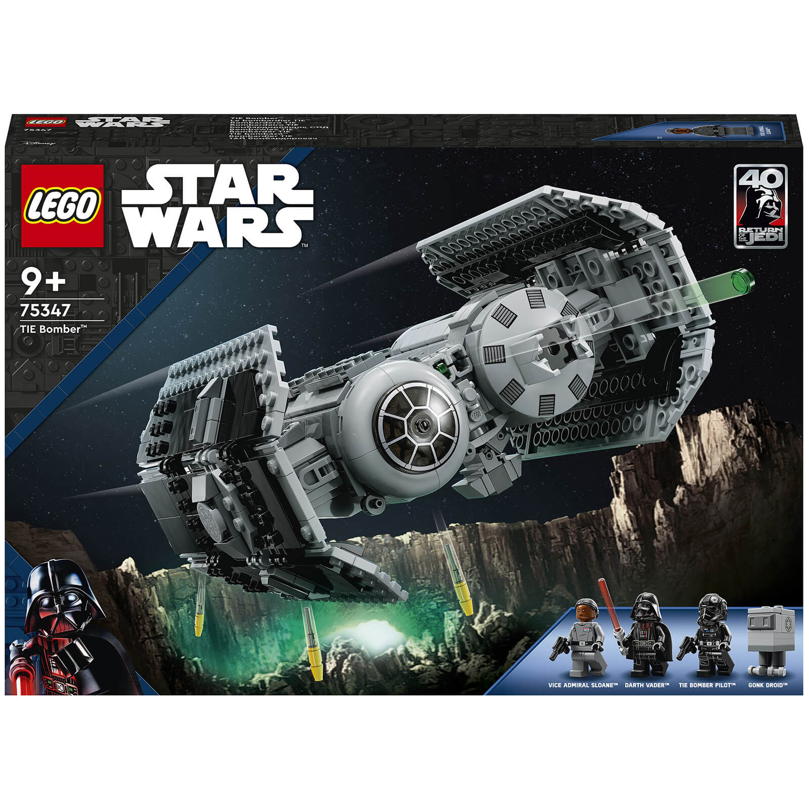 LEGO Star Wars: TIE Bombe Modellbausatz mit Darth Vader (75347) von Lego