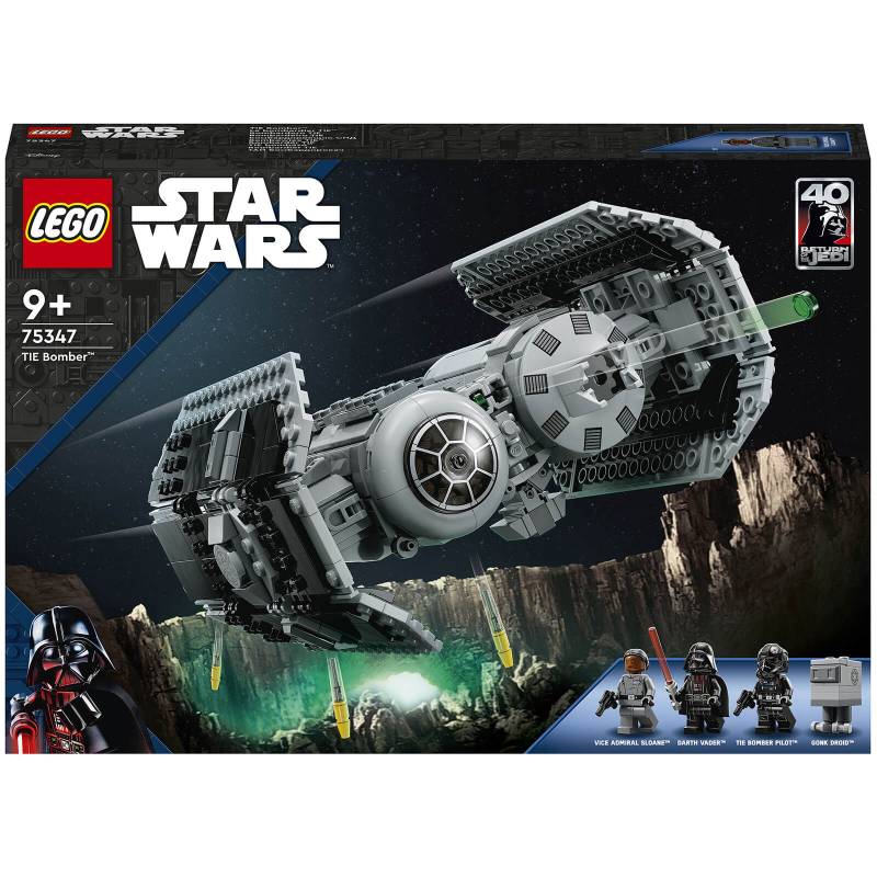 LEGO Star Wars: TIE Bombe Modellbausatz mit Darth Vader (75347) von Lego