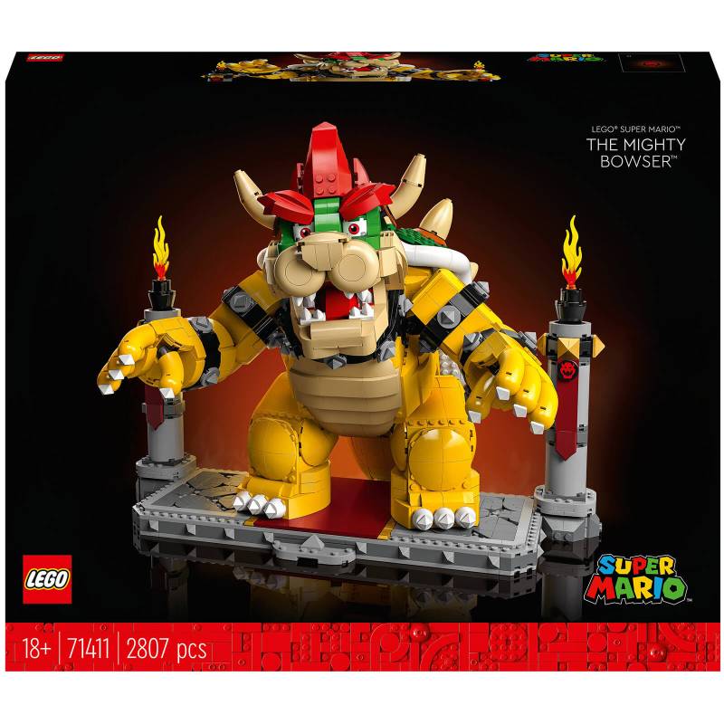 LEGO Super Mario Der mächtige Bowser, 3D-Modell-Bausatz zum Sammeln (71411) von Lego