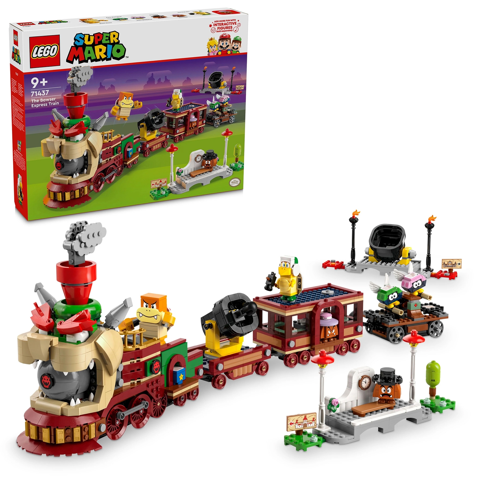 LEGO Super Mario The Bowser Express Train Building Toy 71437 von Lego