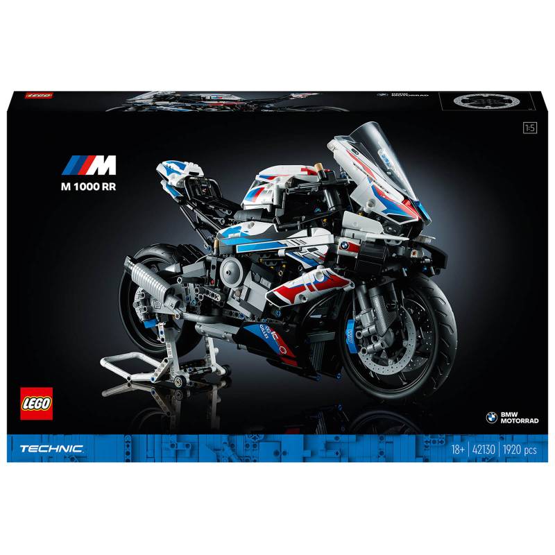 LEGO Technic: BMW M 1000 RR, Motorrad Modellbausatz für Erwachsene (42130) von Lego