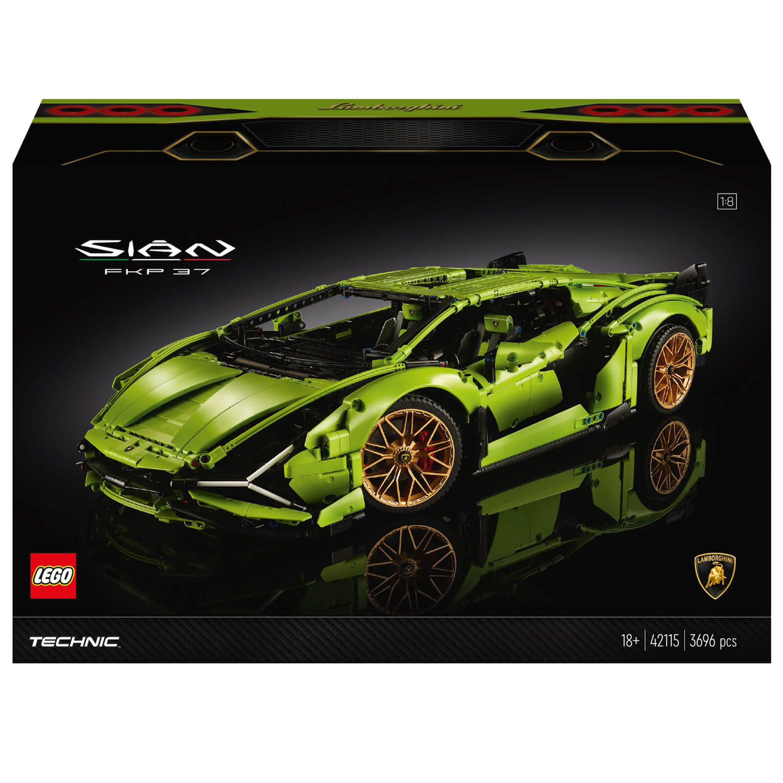 LEGO Technic: Lamborghini Sián FKP 37 Rennwagen für Erwachsene (42115) von Lego