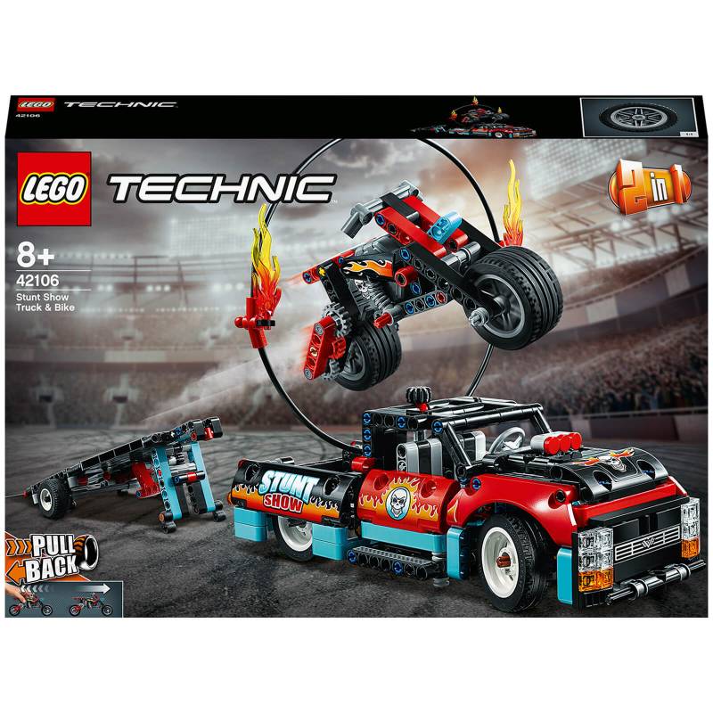 LEGO Technic:Stunt-Show mit Truck und Motorrad (42106) von Lego