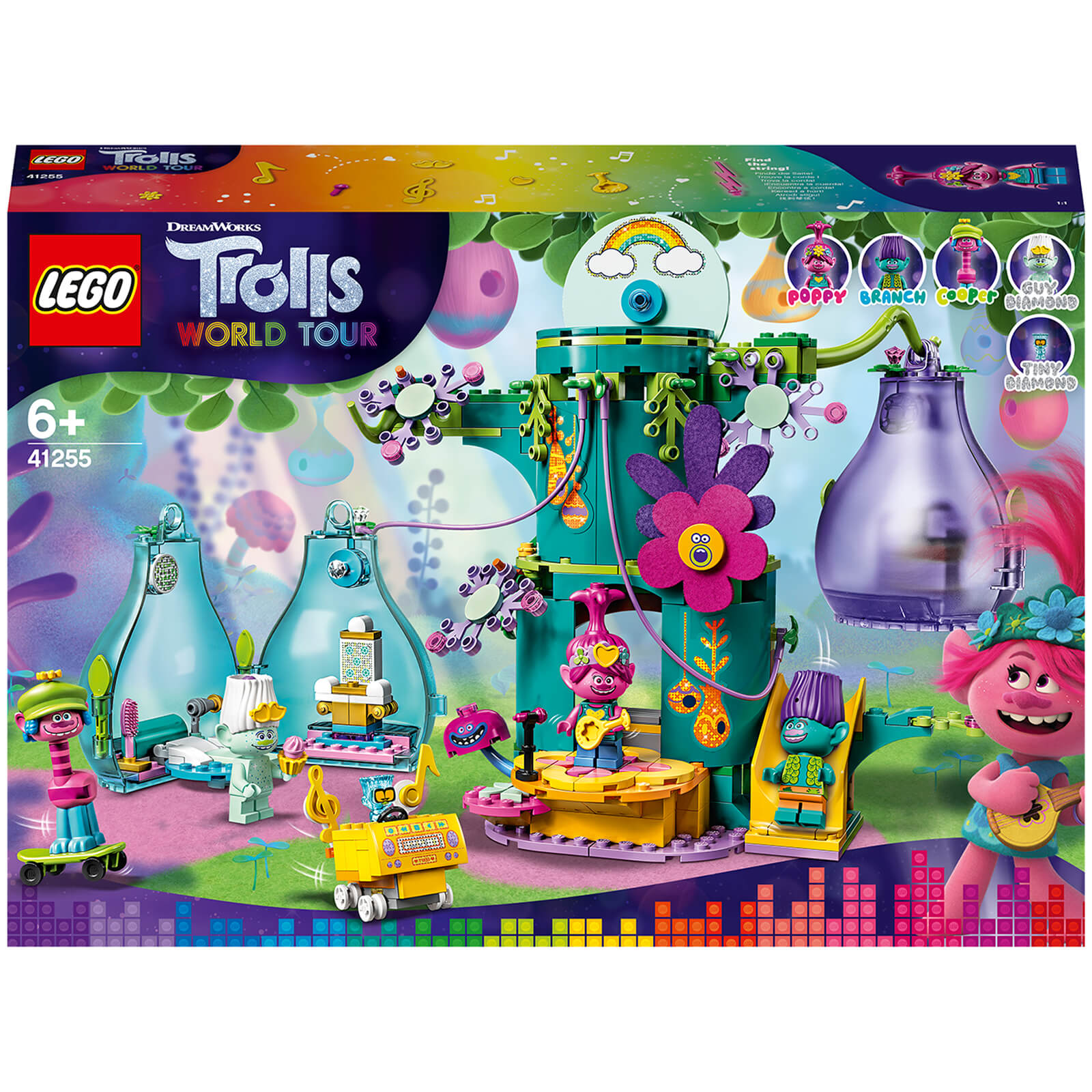 LEGO Trolls World Tour: Pop Village Feier Spielset (41255) von Lego