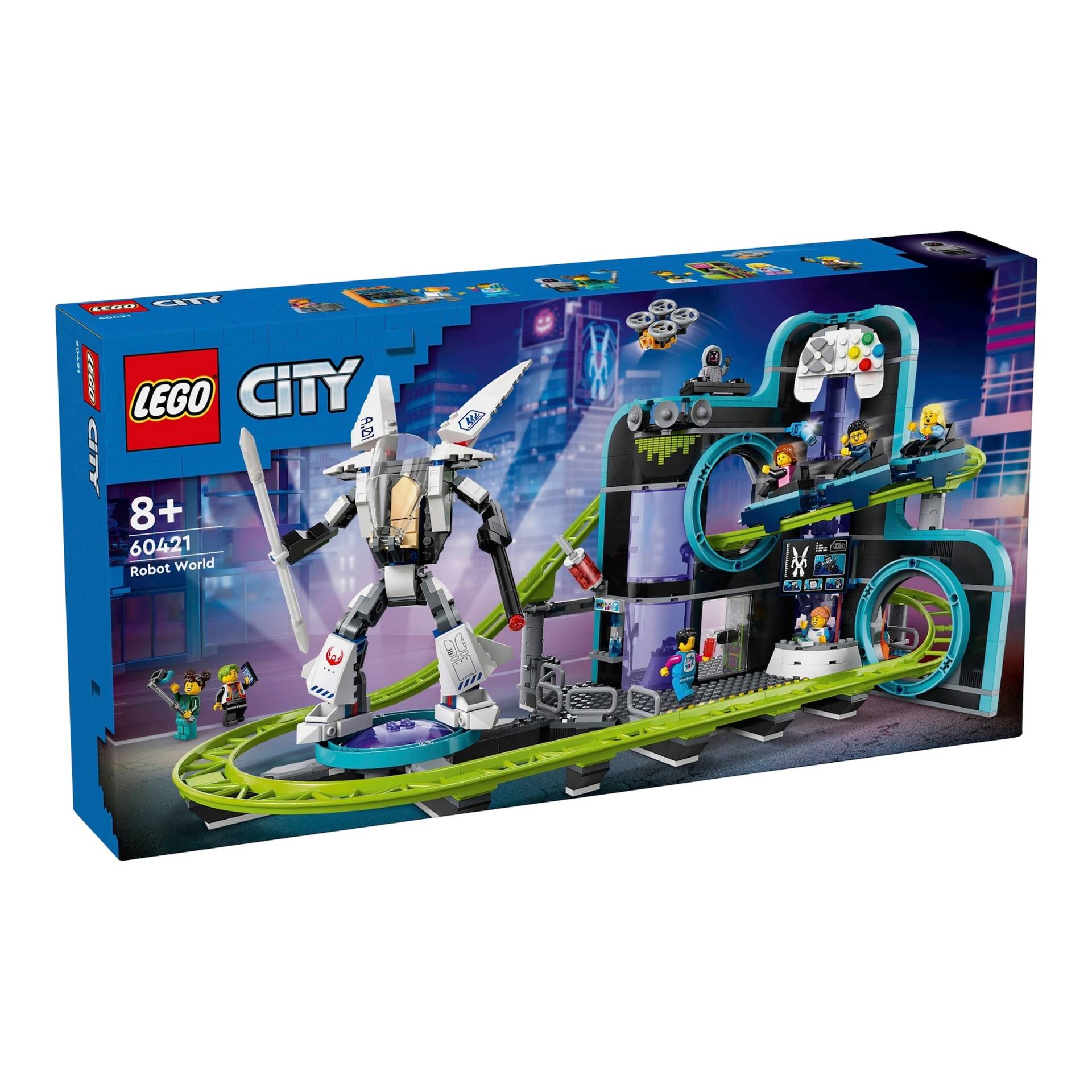 Lego® City 60421 Achterbahn mit Roboter-Mech von Lego