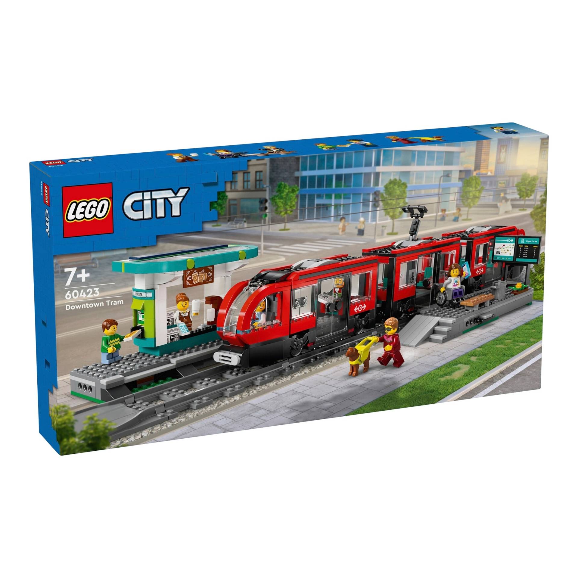 Lego® City 60423 Straßenbahn mit Haltestelle von Lego